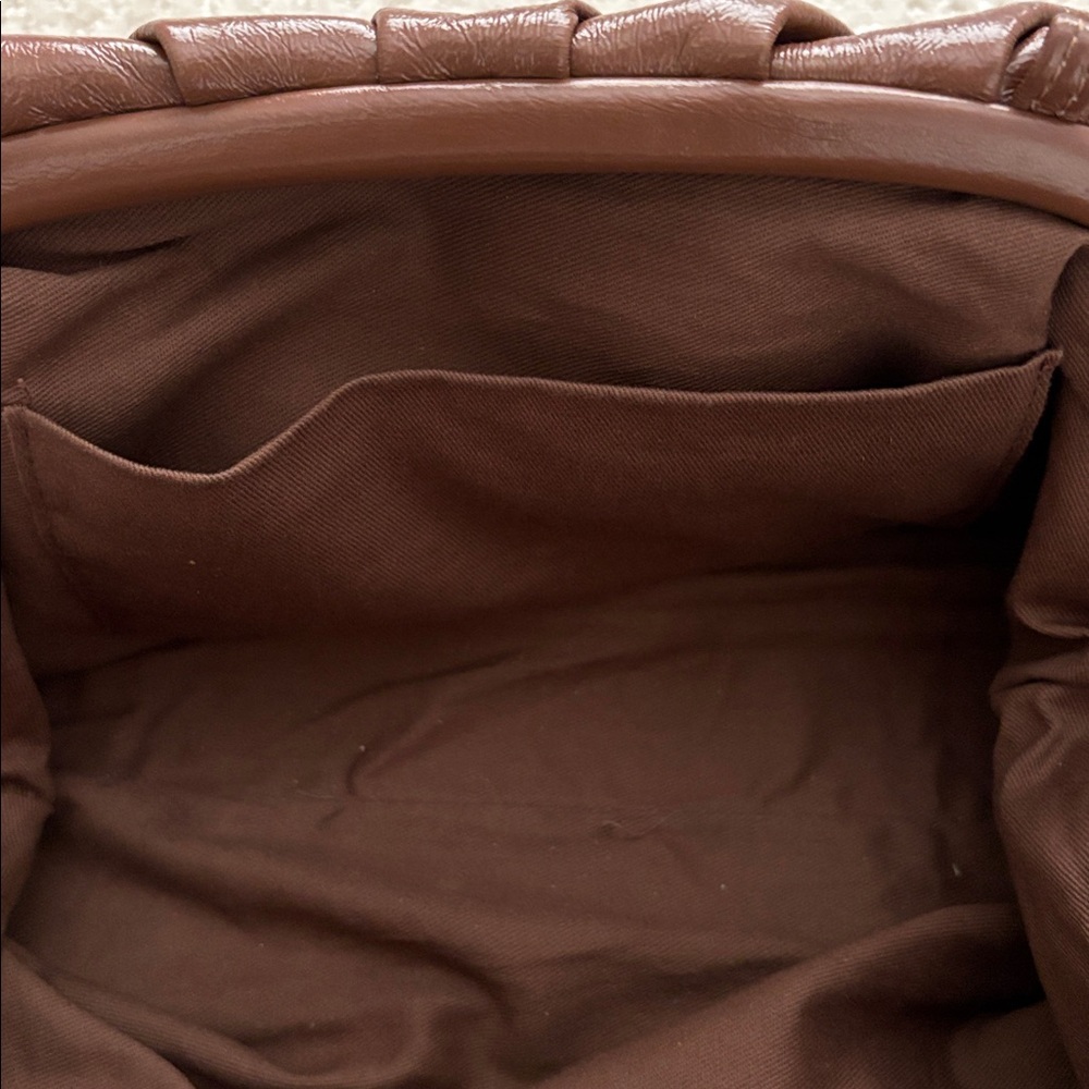 Anthropologie The Frankie Oversized Clutch Cedar - Picture 6 of 8